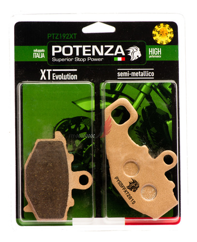 Pastilha De Freio Potenza Tras Er6 Versys Zx9 Zx10 Ptz192xt