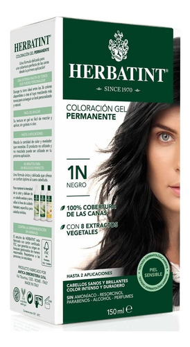 Tintura Permanente 1n - Negro Herbatint