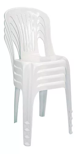 Kit Mesa Plástica Quadrada 4 Cadeiras Cozinha Bistrô Branca -   - Mais de 200 mil clientes!
