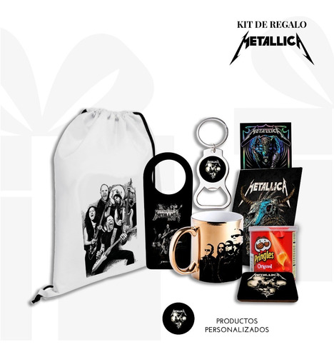 Kit De Regalo Rock / Mug Metallica / Rock N Roll