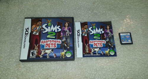 Jogo The Sims 2 Apartment Pets Nintendo Ds Completo 100% Or.