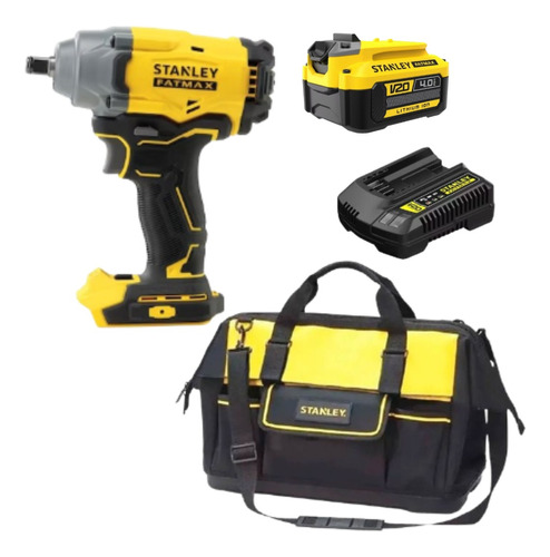 Chave De Impacto A Bateria 20v 4ah 1/2 Sbw920 Stanley +bolsa