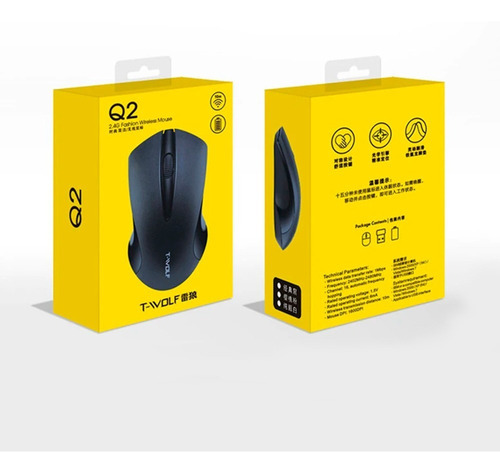 Imagen 3 de 4 de Mouse Inalámbrico Usb T-wolf / Eleco