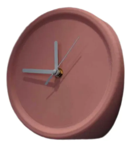 Dentro Del Reloj De Pared De Decoración De Pared Rosa