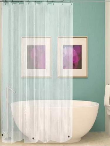 Cortinas De Ducha Impermeables 180 X 180 Cm Con 12 Ganchos T