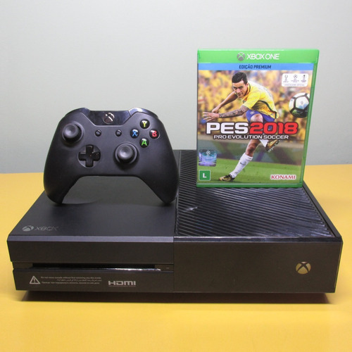 Imagem 1 de 5 de Xbox One 500gb Completo + Jogo + Controle Original