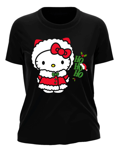 Playera Hello Kitty Sanrio Navidad Kawaii Aesthetic Cute Hk