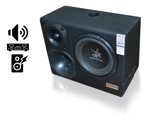 Caixa Subwoofer Amplificada Corzus Cxmt300 300w Rms