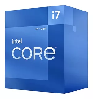 Procesador Intel Core I7 12700 4.90hgz 25mb Lga 1700 65w