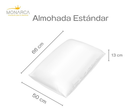 Almohada Ajustable Good Night® Sleep Foam Con Memory Pills Blanco Moon