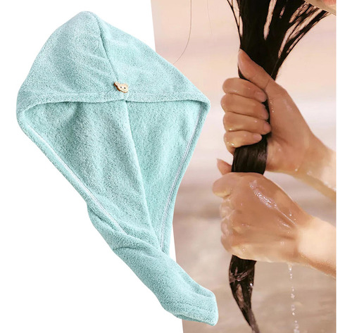 Gorro Para Secar El Cabello Para Mujer, Gorro De Toalla Para