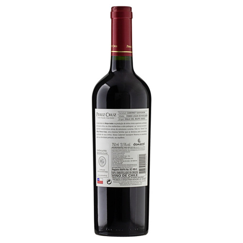Imagem 2 de 2 de Vinho Chileno Tinto Reserva Perez Cruz Cabernet Sauvignon Valle del Maipo Andes Garrafa 750ml