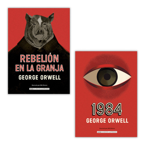 Pack Rebelión En La Granja Y 1984 - Alma Clásicos
