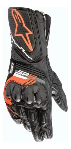 GUANTES ALPINESTARS SP-8 V3 NEGRO/BLANCO/ROJO