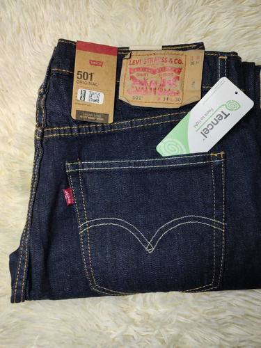 Pantalón Levi's (3) 501 Original 100% Cotton 34x30