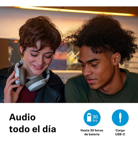 Imagen 5 de 7 de Audífono Sennheiser Bluetooth 5.0 Hasta 30 Hrs Negro Hd 450