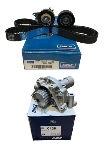 Kit Distribución Skf + Bomba Agua Dolz Citroën C4  2.0 16v