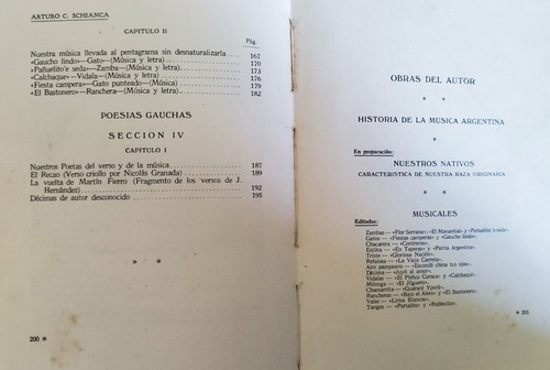 Historia De La Música Argentina - Arturo C. Schianca (Usado)