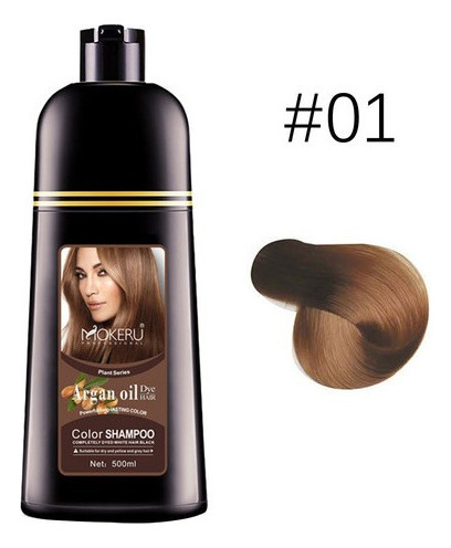 B Natural 2 In 1 Smoothing 6m5 Color Champú Permanente Marr