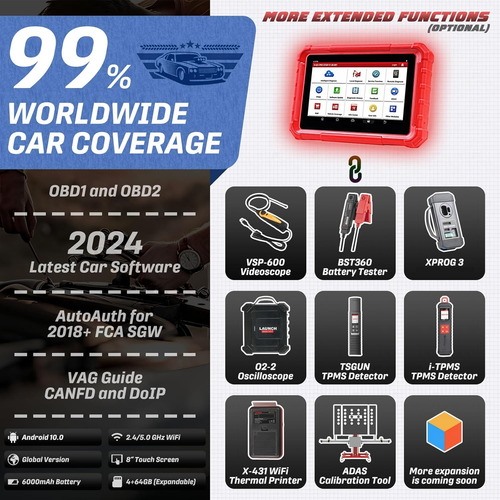 Scanner Automotriz Launch X431 Pro Star Bidireccional 37 Ser