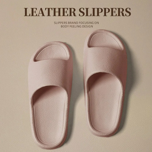 Zapatillas De Playa Para Mujer, Color Liso, Suela Gruesa Par