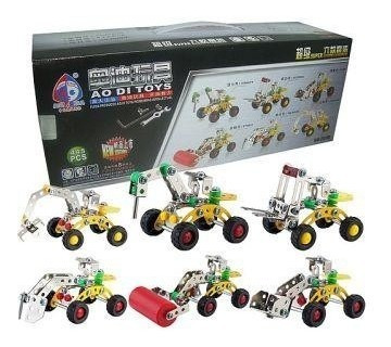 Juego Didactico Contruccion Metal Tipo Mecano