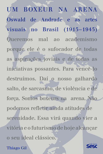Um Boxeur Na Arena, De Thiago Gil Virava. Editora Edições Sesc, Capa Mole Em Português