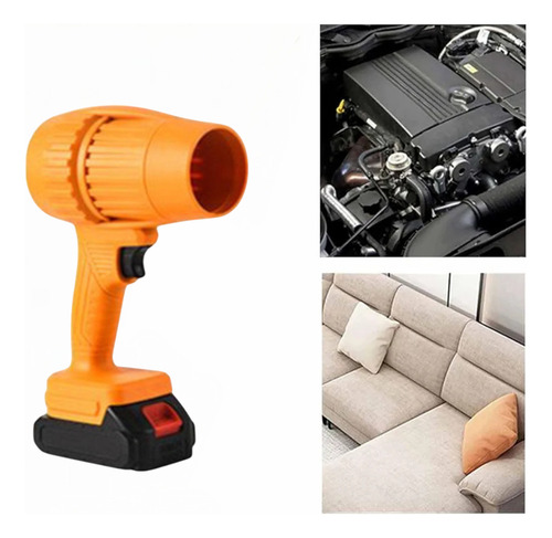 Soplador Turbo Jet Dry Eléctrico Hogar Auto Inalámbrico