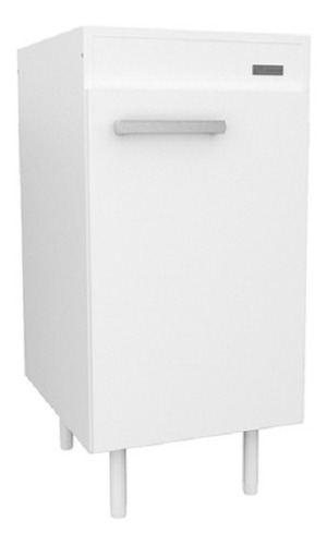 Bajo Mesada Tapa Melamina 1 Pta 1 Estante 40cm Color Blanco