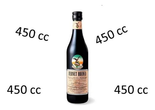 Licor Fernet Branca De 450 Ml