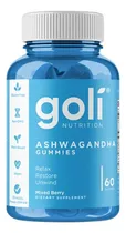 Comprar Goli Ashwagandha Gomitas 60 Unidades Frasco Suplemento Azul