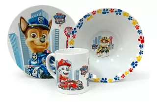 Scool - Set De Cerámica 3 Piezas - Paw Patrol Racer