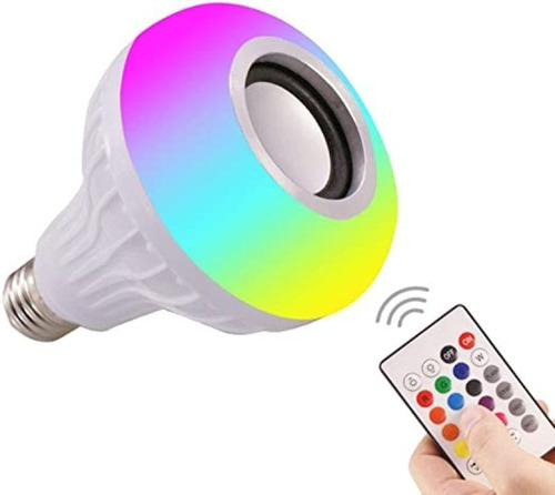 Parlante Luz Led Bombillo App Control Oferta Liquidacion