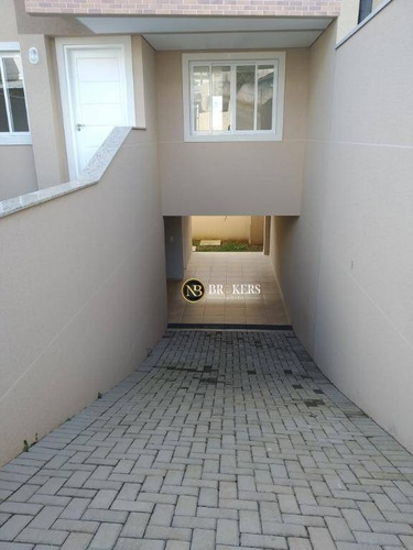 Sobrado Com 3 Dormitórios À Venda, 133 M² Por R$ 430.000,00 - Santa Cândida - Curitiba/pr - So0020