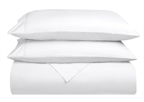 Imagen 4 de 7 de Juego De Sabanas Soft Queen Size Tacto Suave Color Blanco