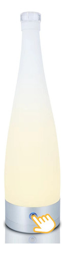 Lámpara De Mesa Táctil Régulate En 3 Vías, Diseño Botella Vi