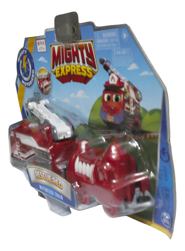 Figura Tren Mighty Express Rrescue Red (Usado)