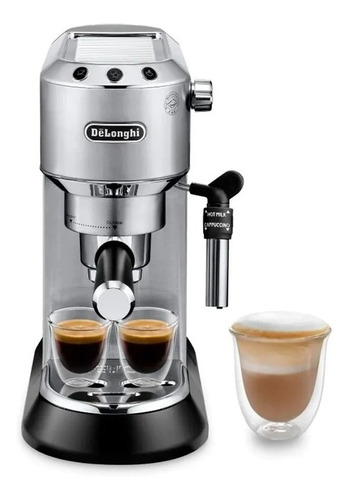 Cafetera Espresso Dedica Delonghi Ec685m Cappucchino Silver