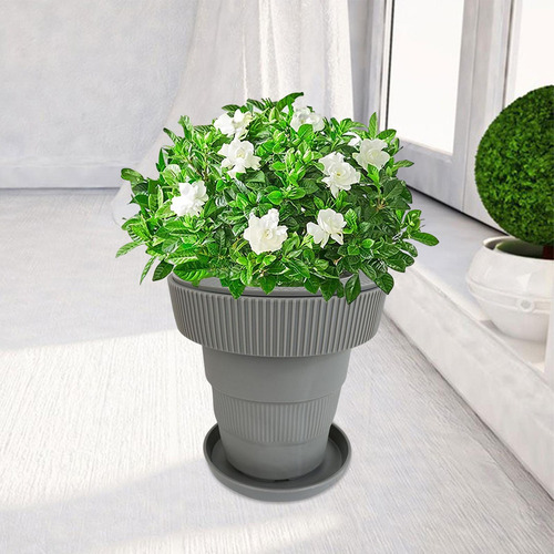 Macetas Tpr Bonsai Planter Container Para Decoraciones Gris