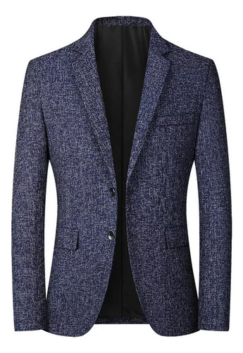 Blazer Slim Fit For Hombre De Negocios Senior