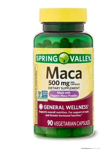 Maca 500 Mg Spring Valley 90 