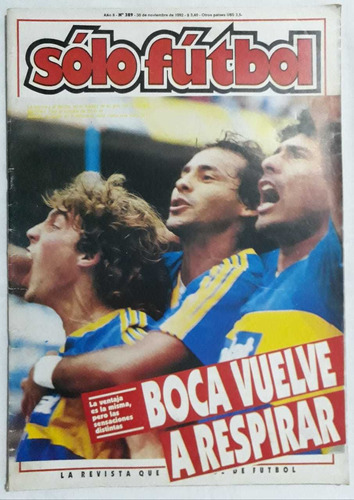 Revista Solo Futbol 389 Boca - Cruzeiro - Chicago 1992 Fs