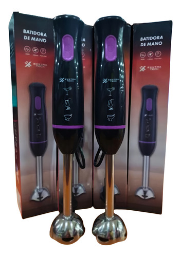 Exxtra Tech So-618a Mixer Minipimer Licuadora De Mano 800w 2 Violeta
