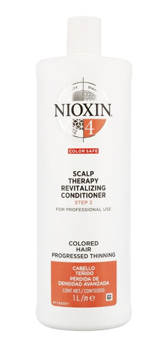 Nioxin-4 Acondicionador Densificador Cabello Teñido 1000ml