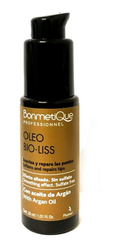 Oleo Serum Bio-liss Bonmetique Efecto Alisado Sin Sulfato