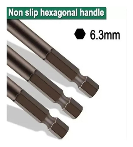 Conjunto De Brocas Triangulares Com Abridor De Furos De 3-12