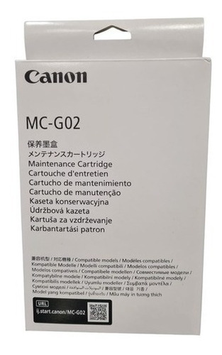 Cartucho De Mantenimiento Canon G2160 G3160 Original