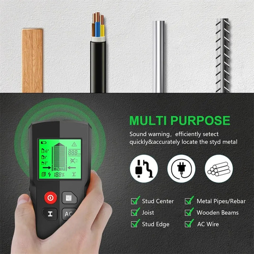 Digital Scanner Multifunçõesdetector De Parede Metal 80mm