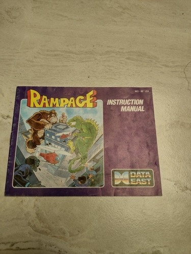 Manual Rampage  Nes Original