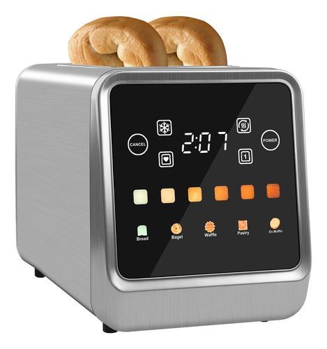 Tostadora Digital De Acero Inoxidable Con Pantalla Táctil Pantalla Táctil-8a